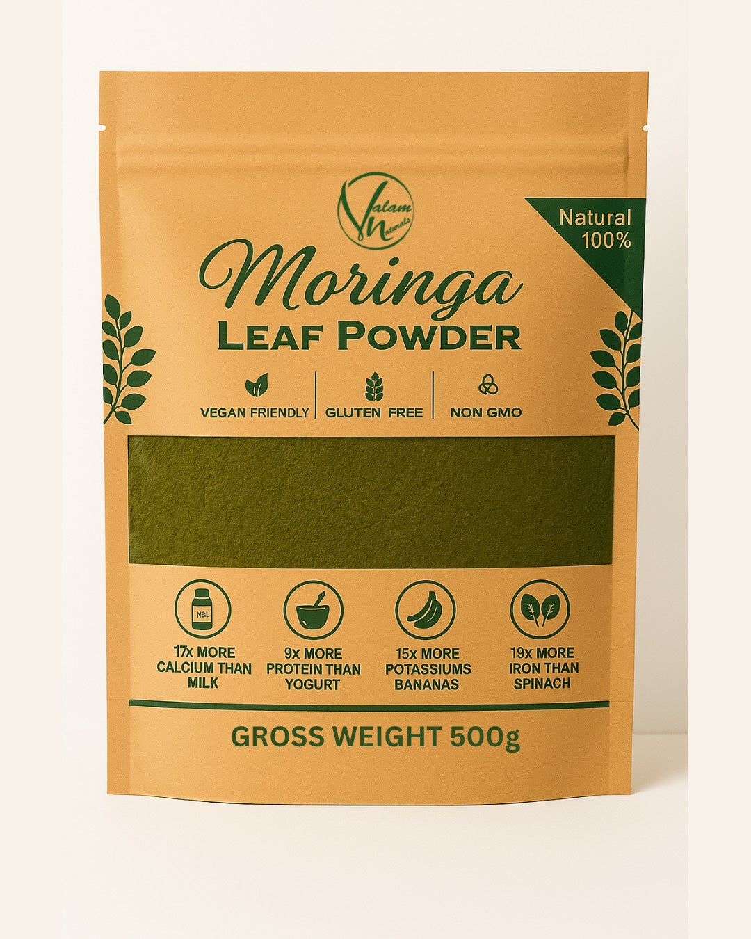 Moringa Leaves Powder - Raw, Natural | Premium Quality | Best Price in Pakistan