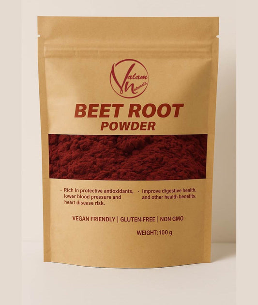Organic Beetroot Powder - Premium Quality |For Eating and For Skin | Best Price in Pakistan | Gross 100G Net 90G